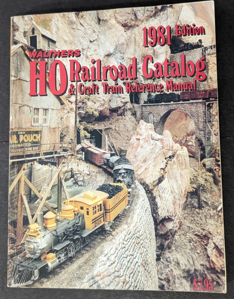 ***VINTAGE 1981 WALTHER'S HO SCALE MODEL TRAIN CATALOG & REFERENCE MANUAL***