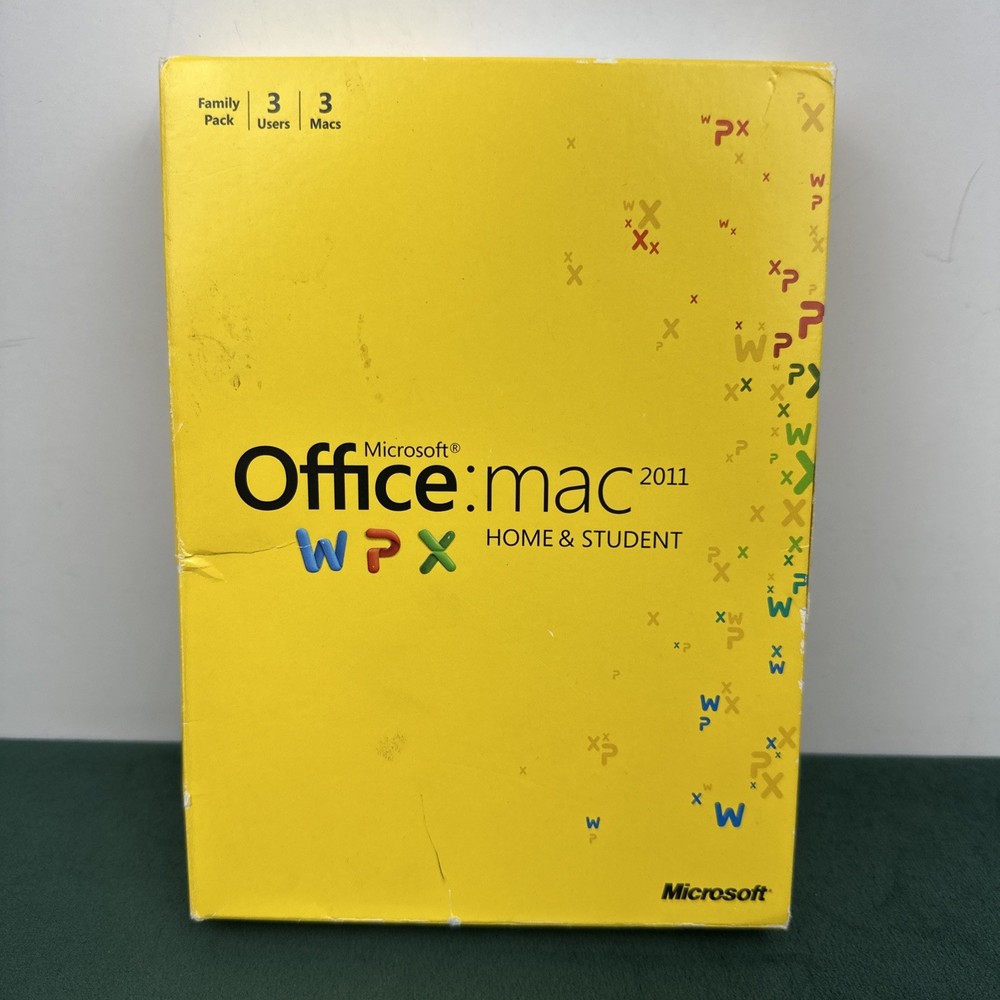 Microsoft Office for Mac Home and Student 2011 W/ Key