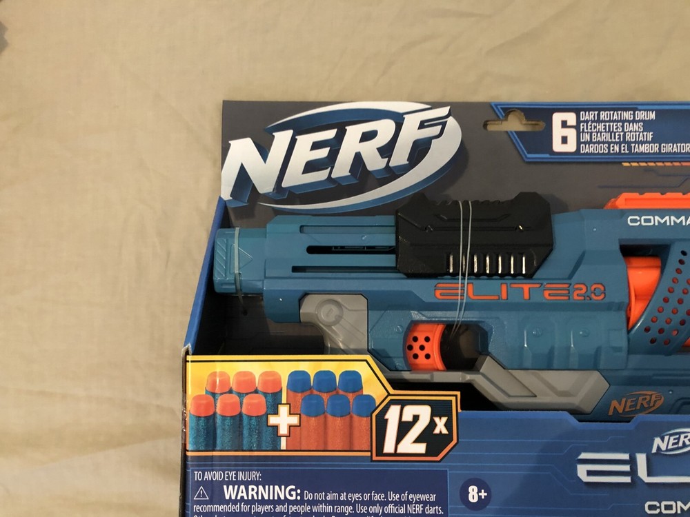 New Nerf ELITE 2.0 Commander RD-6 Gun