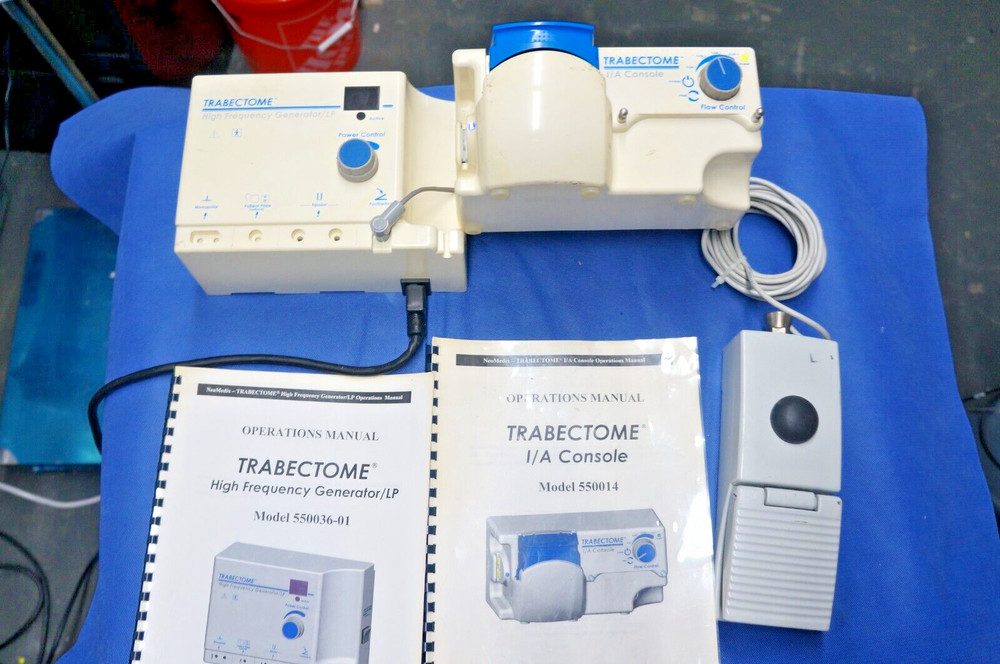 TRABECTOME HIGH FREQUENCY GENERATOR +CONSOLE+FOOTSWITCH