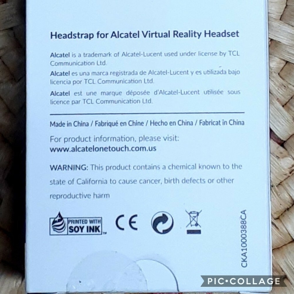 Alcatel Virtual Reality VR15 Headstrap NEW