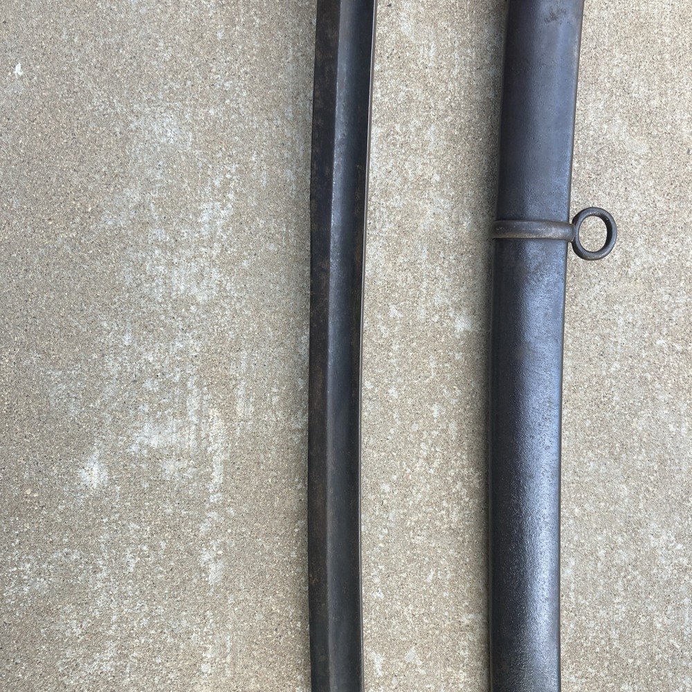 M. 1858 Austrian heavy cavalry sword and scabbard, C. Jurmann