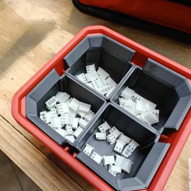 Milwaukee Compact / Low Profile Packout Drop-In Bin Divider 4-Pack