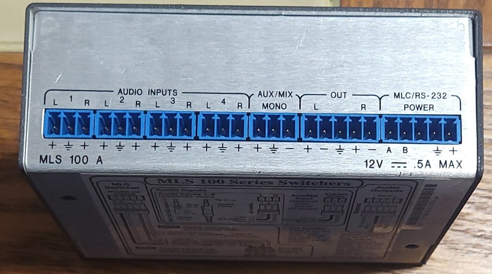 Extron MLS 100 Series 4-Input MediaLink Switcher (33-719-01)