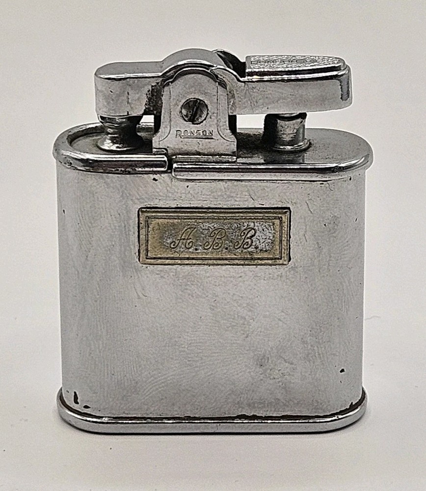 Ronson Whirlwind Lighter Vintage Untested Newark NJ