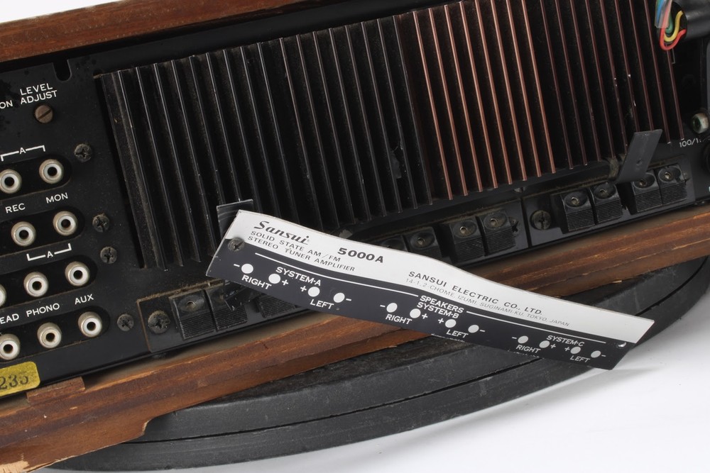 Sansui 5000A Solid State Stereo Tuner Amplifier - AS IS For Parts