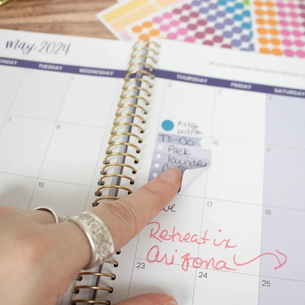 bloom daily planners Planner Stickers, Color Coding Pack, Bright