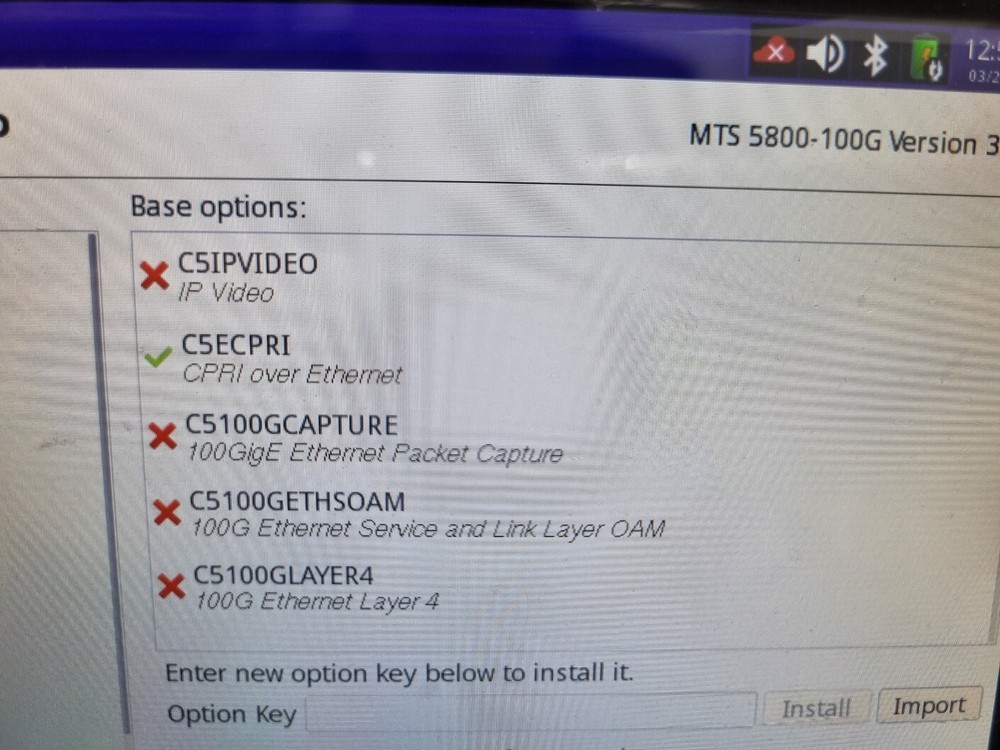 VIAVI MTS 5800 Network Tester (100GbE)