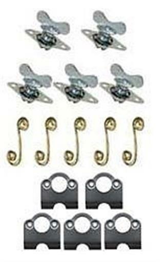 Dzus Button Wing Self Eject Small 5/16 springs plates