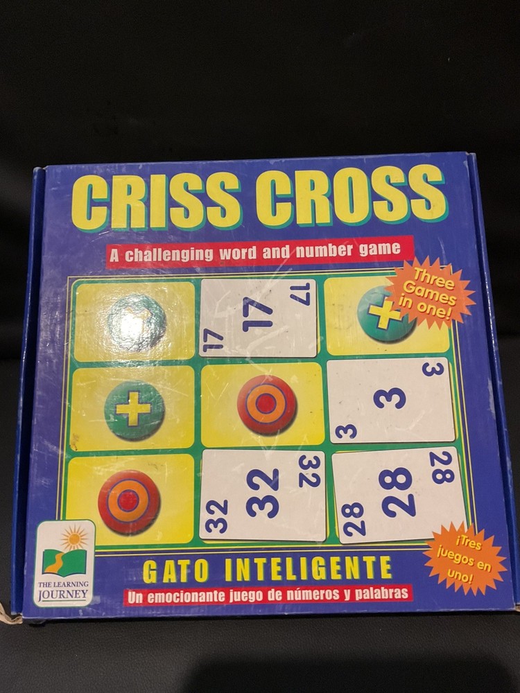 The Learning Journey Criss Cross Retro Complete Game