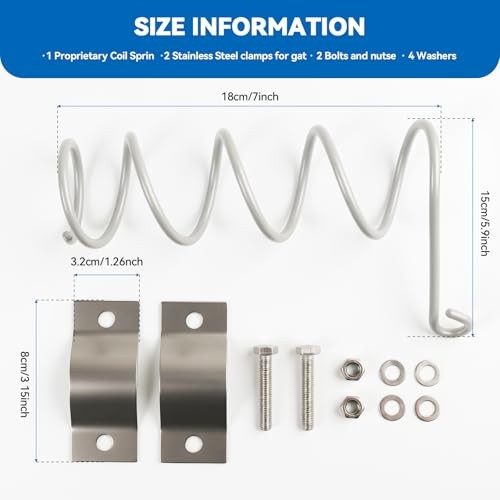 Automatic Chain Link Self Closing gate Closer. Adjustable Closing Tension, for