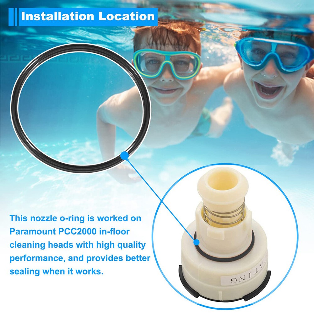 Replacement for Paramount 005-552-0142-00 Rotating Fixed Nozzle O-Ring 4-Pack