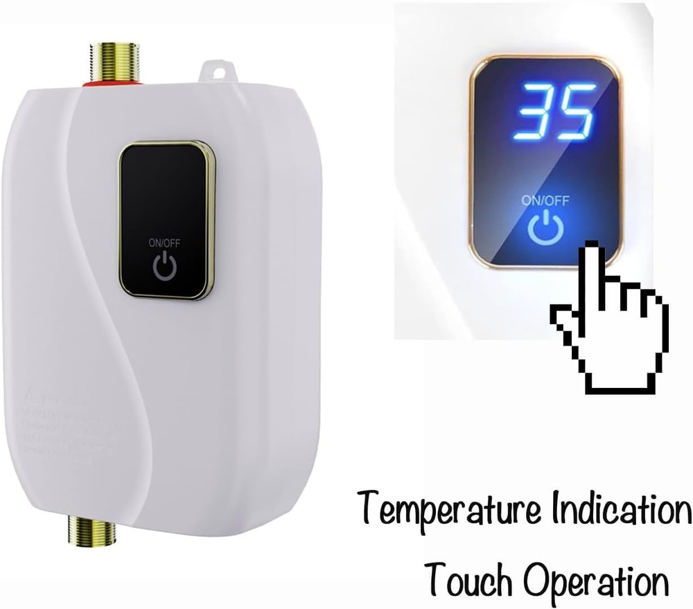 Calentador De Agua Para Ducha Electrico 110V Caliente Regadera 3 Temperatura New