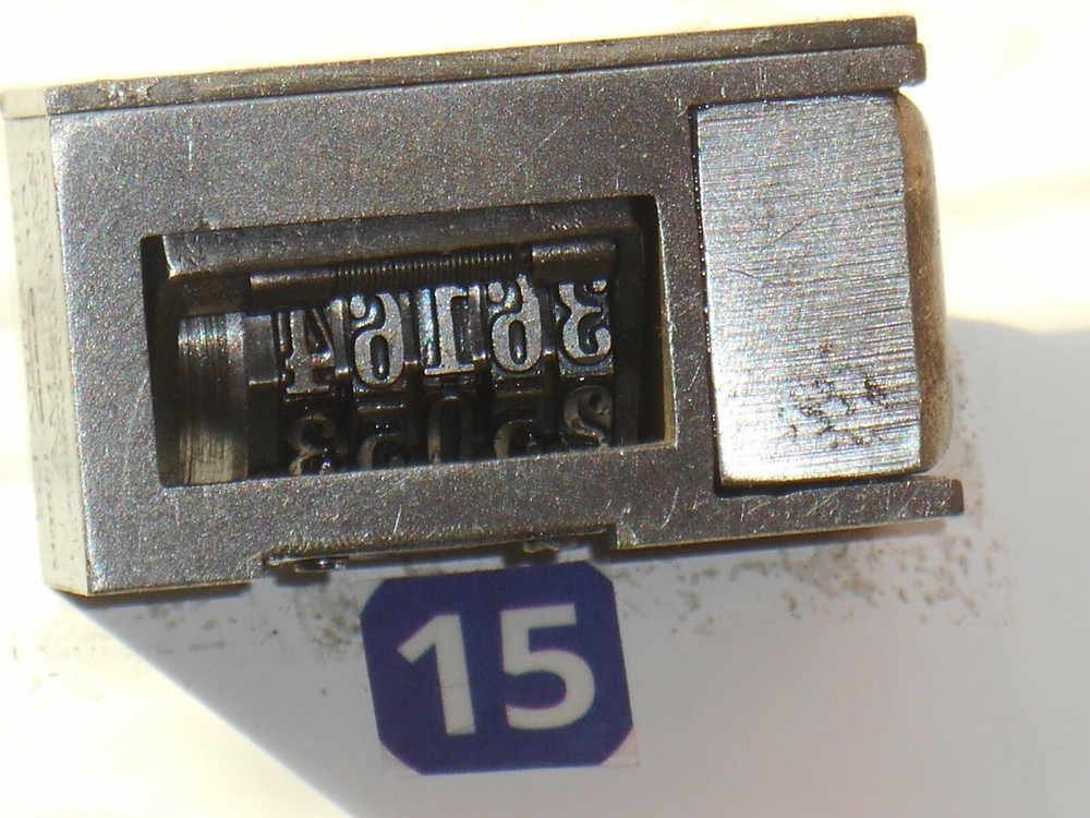 STANDARD American Reverse Letterpress Numbering Machine | 15