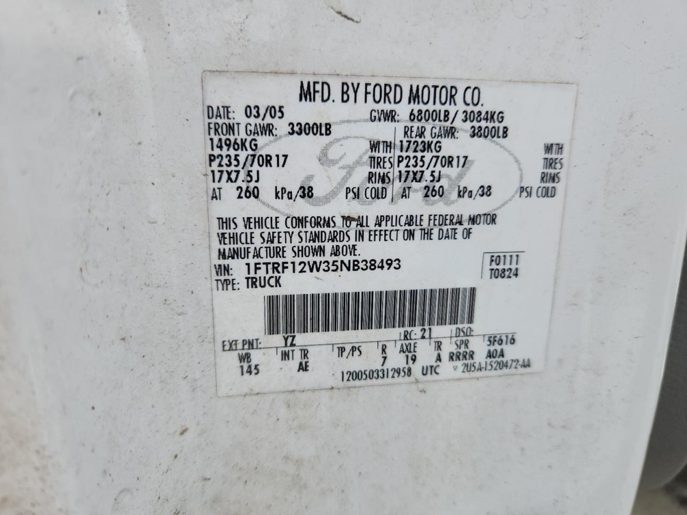 F150 2005 Glove Box 4850644