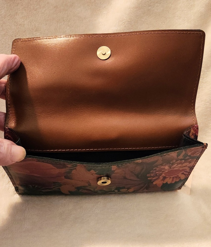 Patricia Nash Agira Spring Multi & Tan Continental Wallet NWT MSRP $99