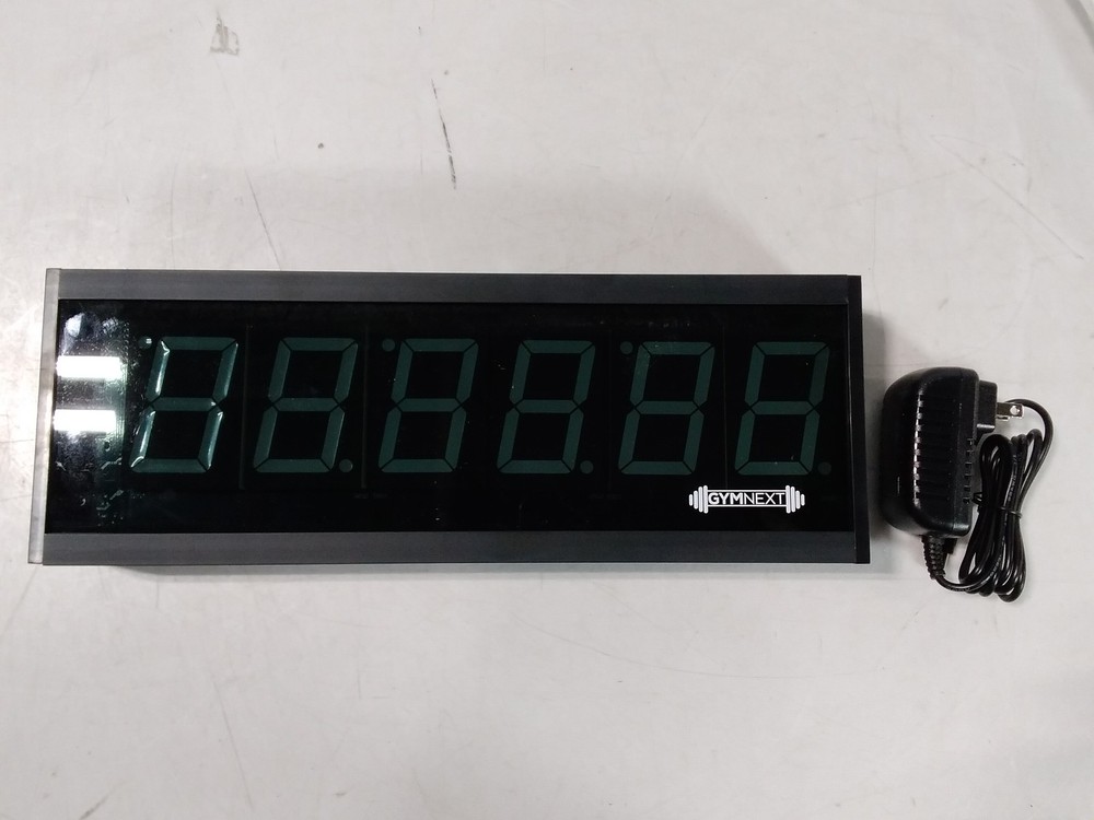 GymNext Flex Timer - Home Edition Timer2-2.4-2.3-SS w/ Power Adapter & Box