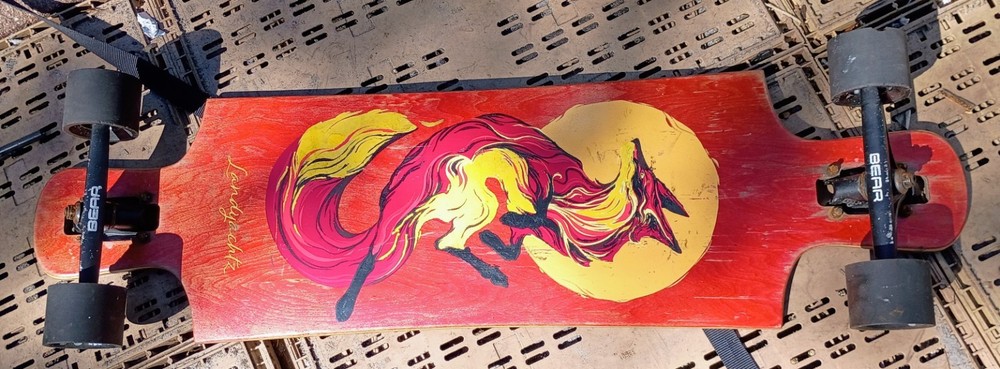 Landyachtz Drop Hammer Sun Fox Complete Longboard