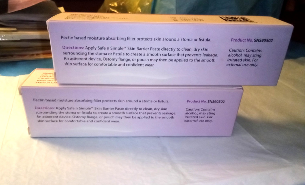 2 New Boxes Safe n' Simple Skin Barrier Paste 2oz Exp 2027