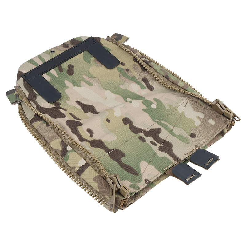 WoSporT Tactical MOLLE V5 Hydration Pouch Back Panel Double Zipper Multi-purpose