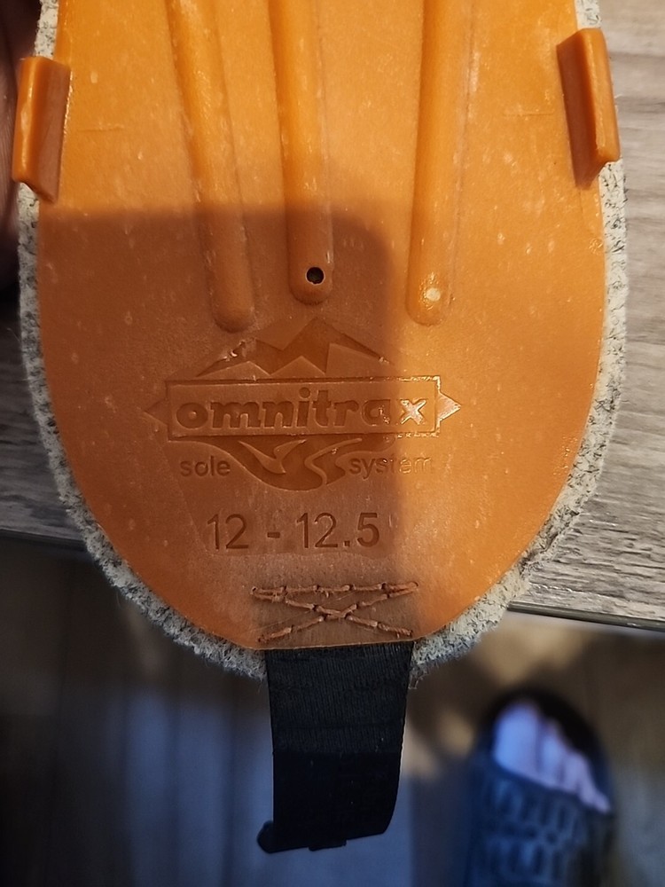 Single Right SIZE 12 KORKERS OMNITRAX SPARE REPLACEMENT Felt SOLE