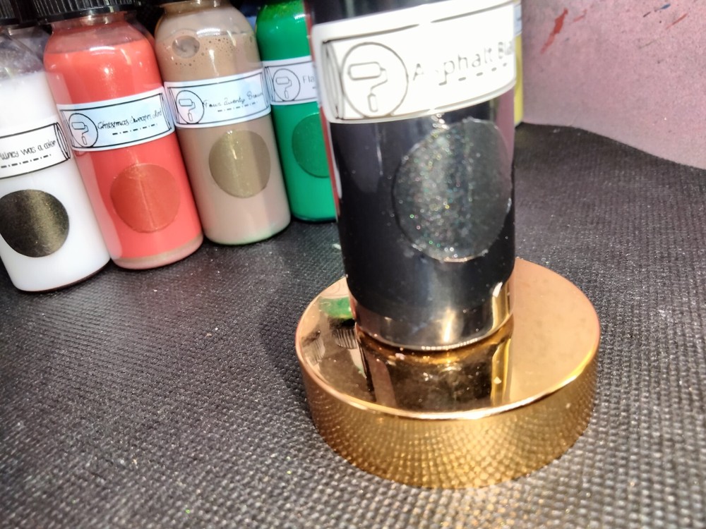 Custom Airbrush Paint: Asphalt Blac