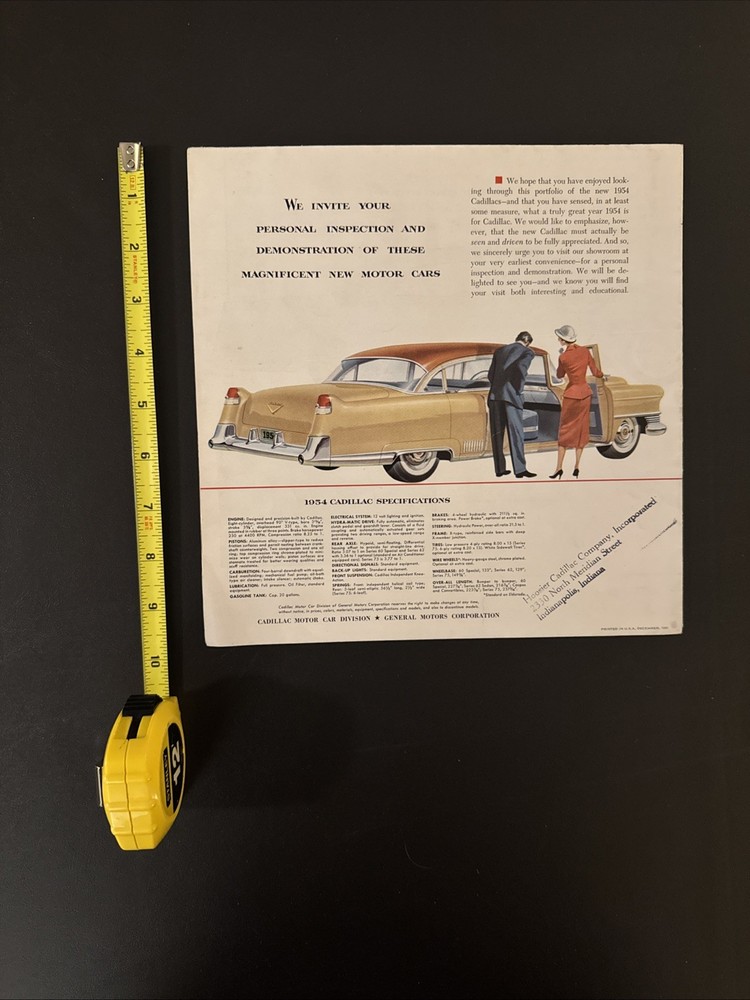 1954 Cadillac Dealer Advertisement