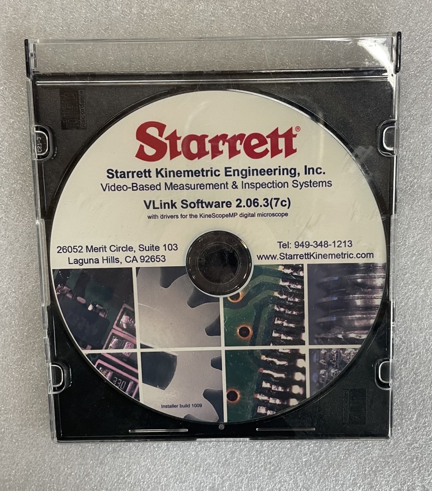 Starrett Kinescope Hand Held Video Microscope IR-VLINK Includes Software