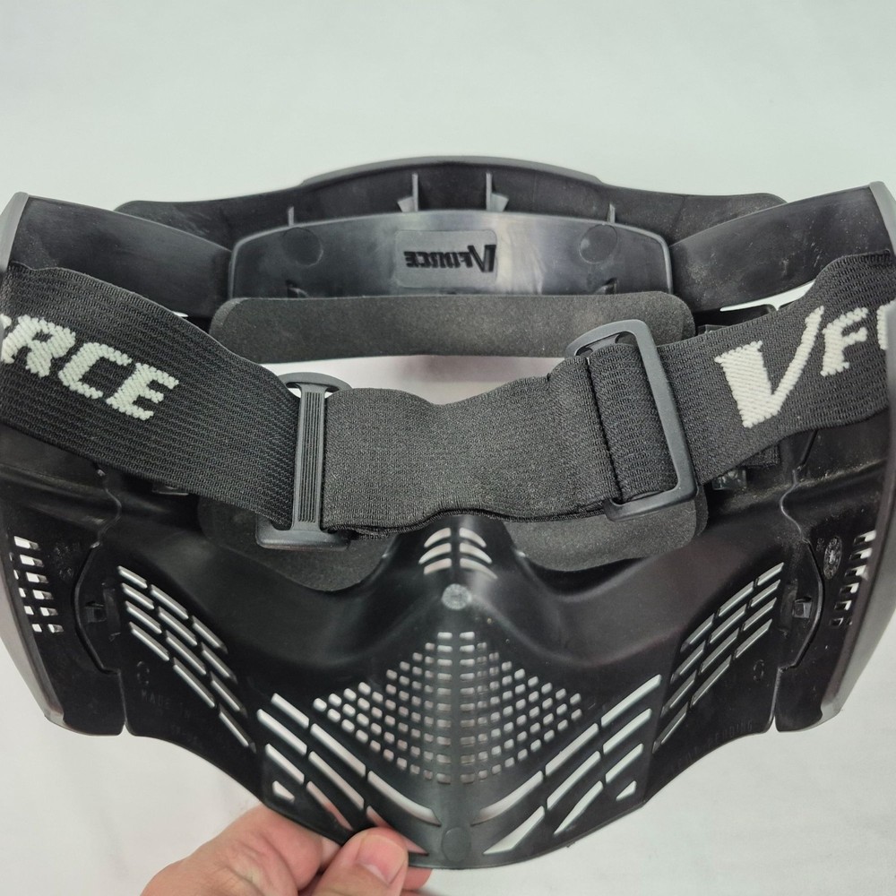 VForce Black Paintball Face Head Mask Protective Goggles Visor EXCELLENT!!!