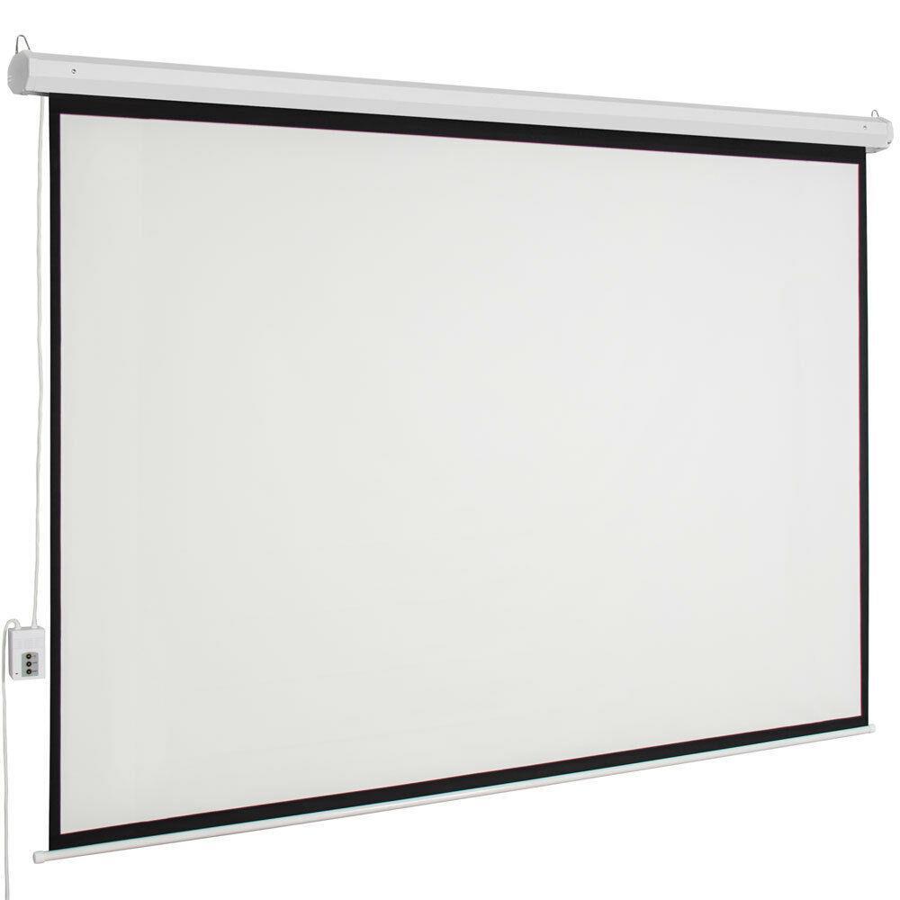 Big Sale 100" 4:3 Foldable Electric Motorized Projector Screen + Remote