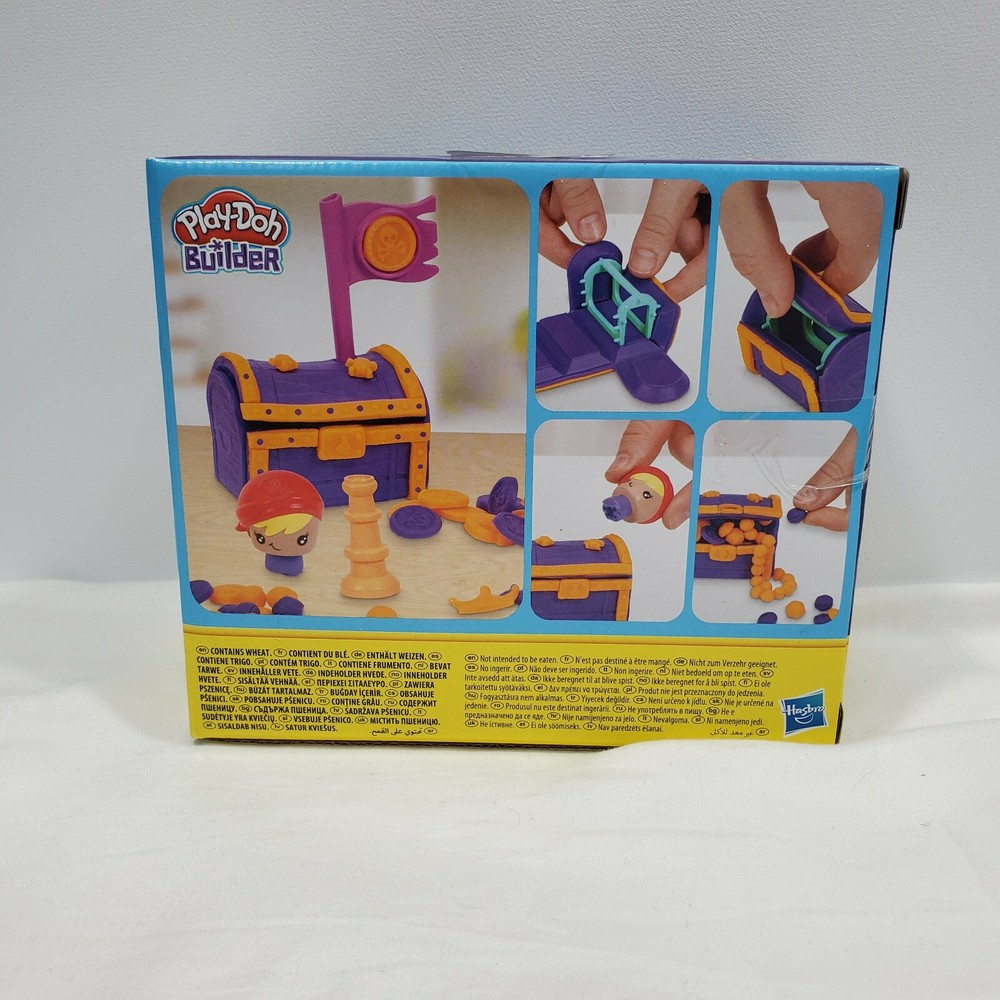 Play Doh Builder Treasure Chest Kit New 5+