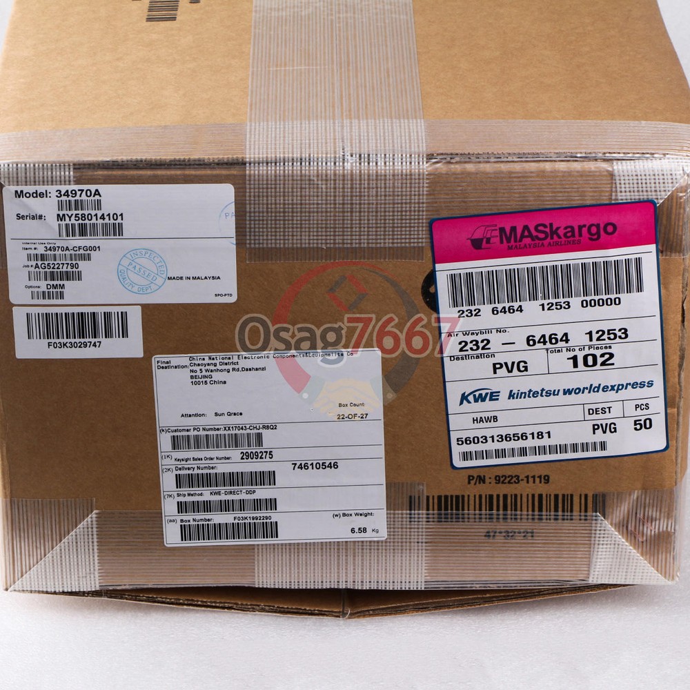 ONE NEW keysight data acquisition switch 34970A