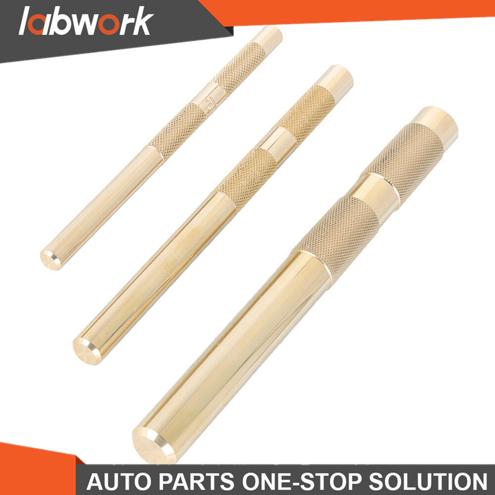 Labwork 3 Pcs Brass Drift Punch Set 3/8" to 3/4" Replace for 61360