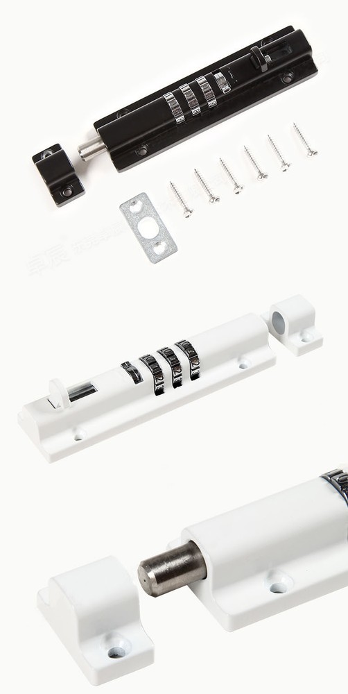 Combination Bolt gate Lock (OWACH AL-971) Combi bolt latch, SUS Sliding bolt