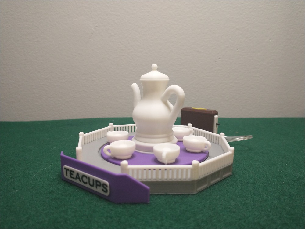 Teacups Model Ride - N Scale - Motorized