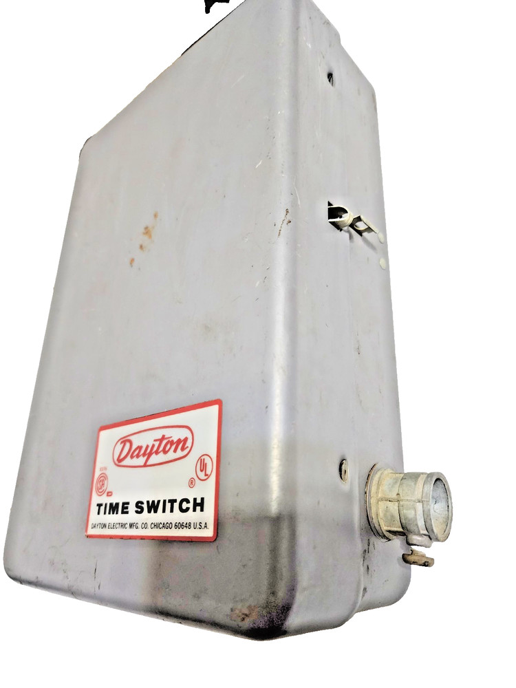 DAYTON Electronic Timer Model 2E214, 7-Day Timer Switch