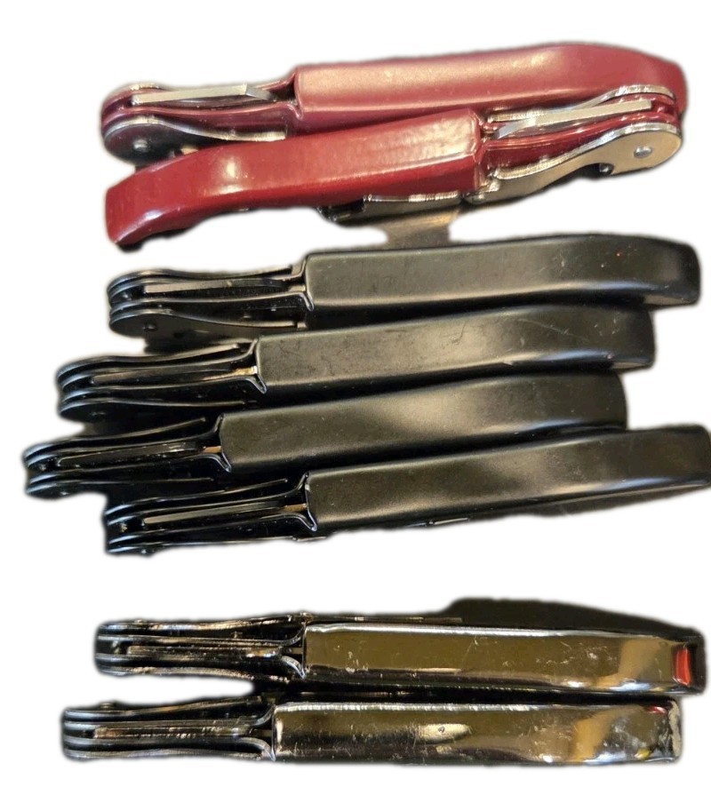 Corkscrew Doubled Hinged Waiters Wine Beer Bottle Opener Cutter