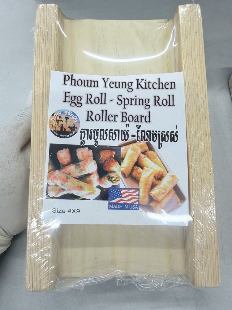 Egg Roll - Spring Roll Roller Board. 1 Size 4x9 (M)