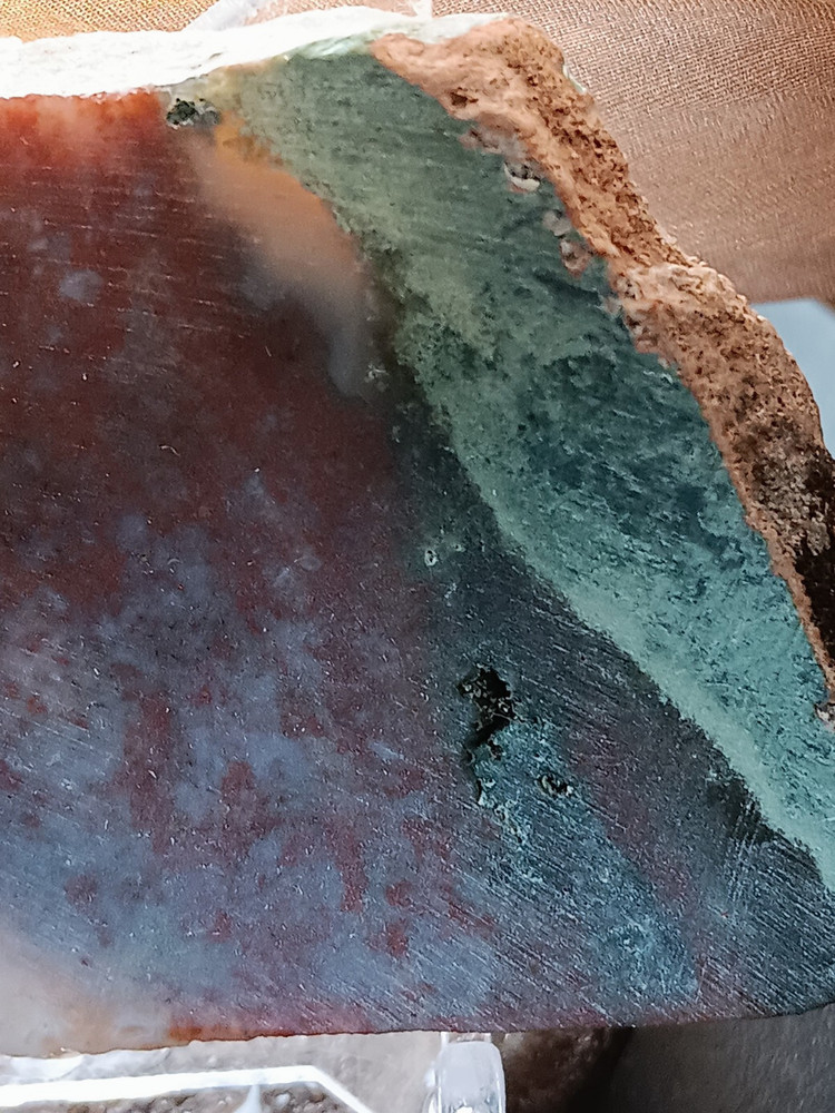 Maury Mountain Moss Agate Slab - Oregon