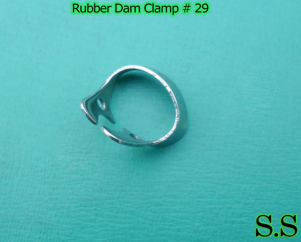 3 ENDODONTIC RUBBER DAM CLAMPS # 29 Dental Instruments