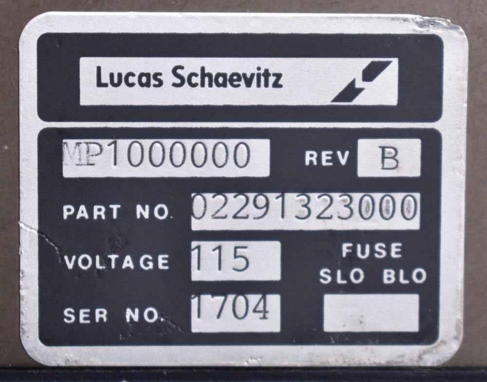 Lucas Schaevitz Microprocessor LVDT Readout Controller MP-1000-000