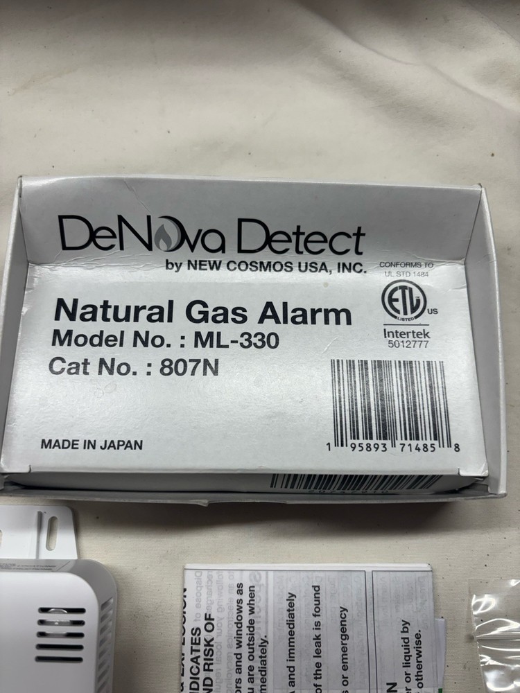DeNova Detect Natural Gas Alarm - ML-330