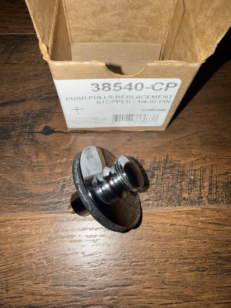 Watco Manufacturing - 38540-CP - PUSH PULL Replacement Stopper with 1/4-in Pin