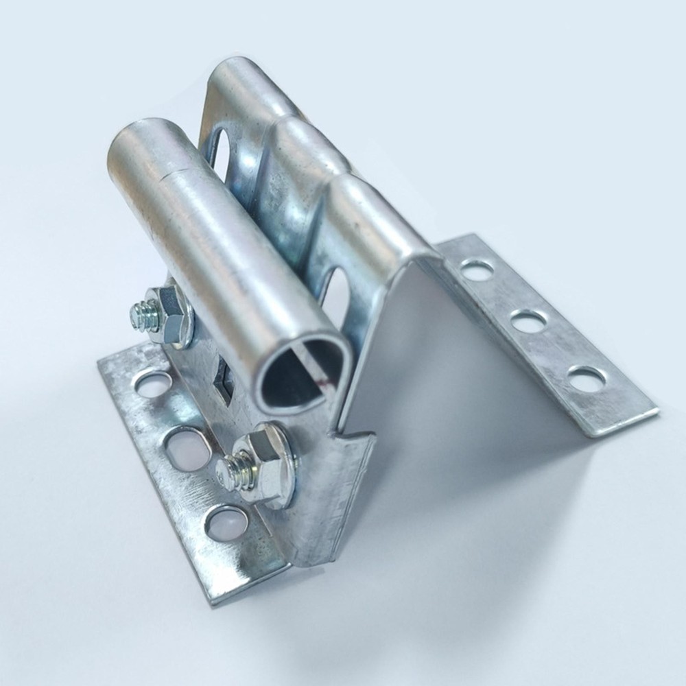 2Pcs Top Bracket Adjustable for Industrial Lifting Doors Galvanized Hardware