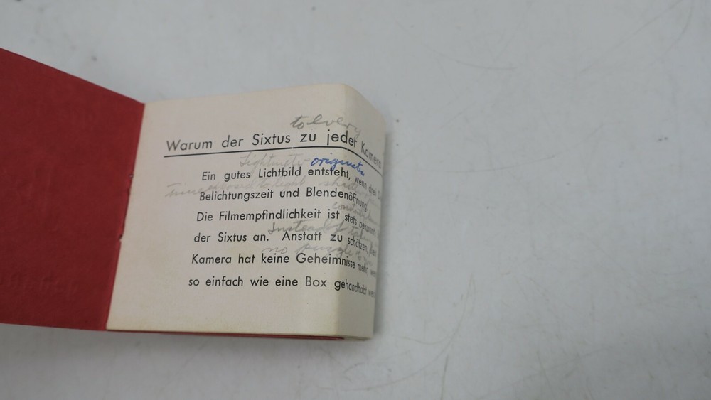 Gossen Sixtus Light / Exposure Meter - Tested w/ Box & Manual