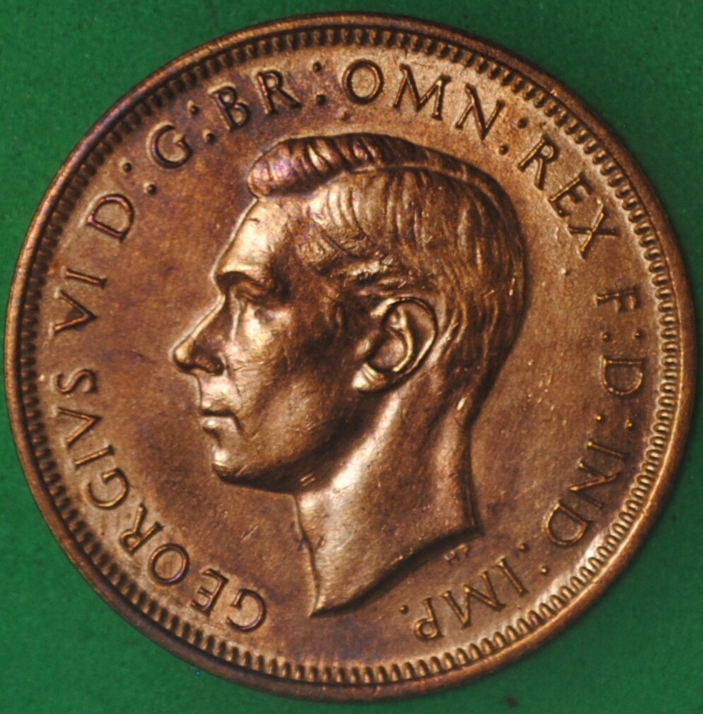 1948 Great Britain Halfpenny UNC