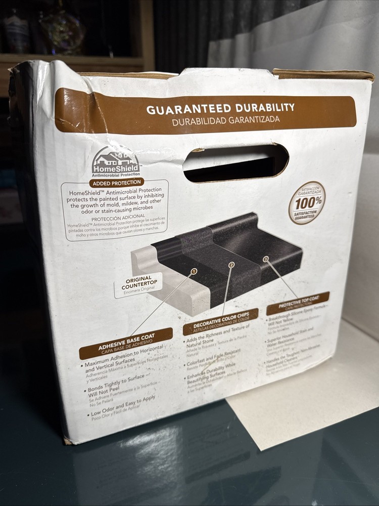 NEW RUSTOLEUM 258512 CHARCOAL TRANSFORMATIONS COUNTERTOP REFINISHING SYSTEM