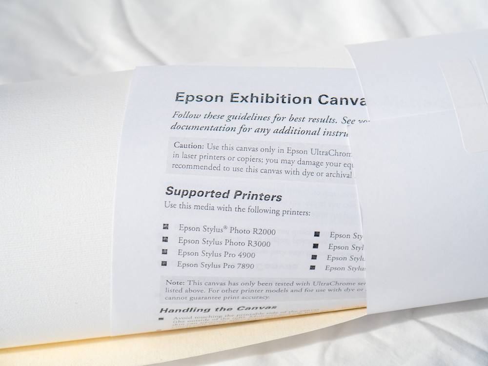 Epson Exhibition Canvas Matte, 17" x 40 ft. Roll