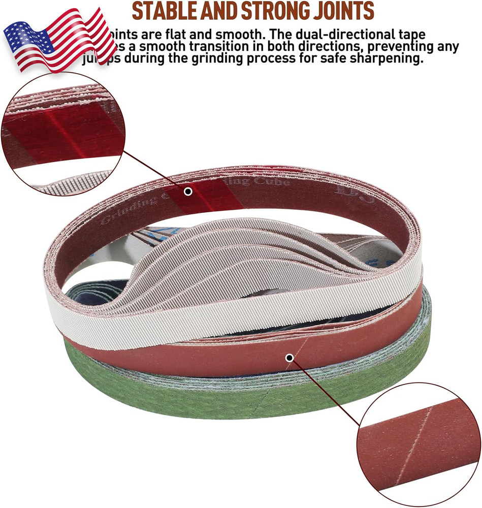 Replacement Belt Kit For Work Sharp Tool Sharpener Ken Onion Edition 45 Pcs