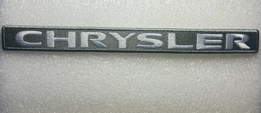 Chrysler patch chrysler patch car patch CHRYSLER PATCH 9.5" long iron or sew